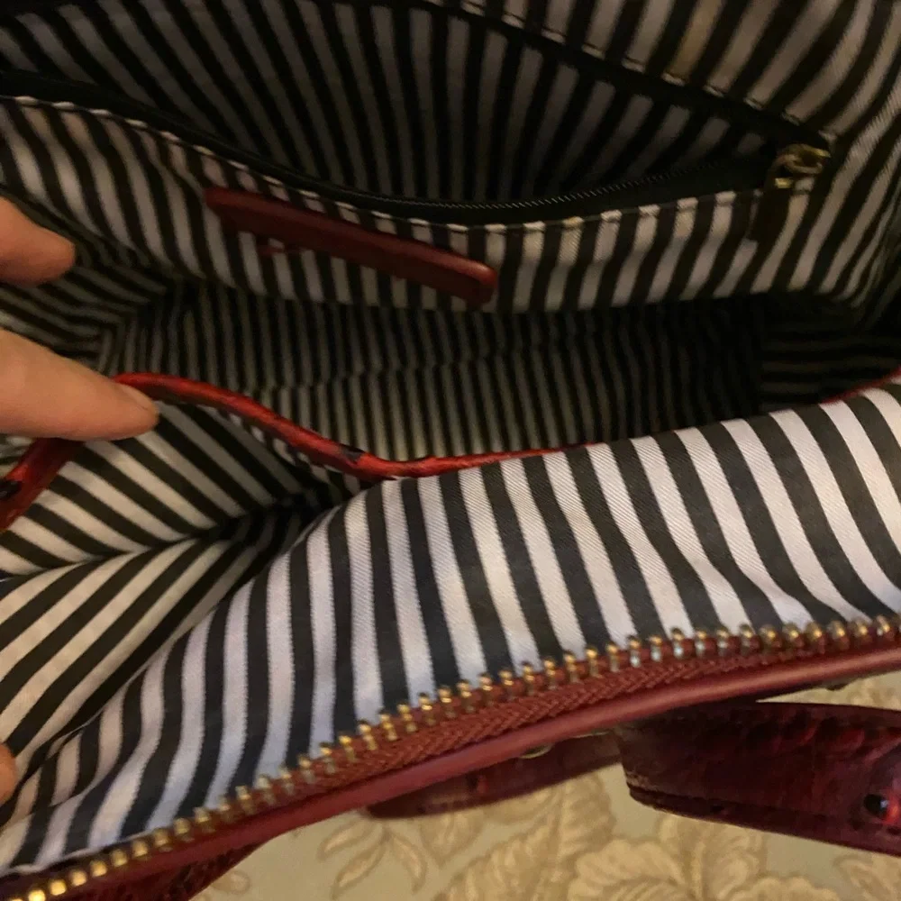 MK BELTED COLLECTION OSTRICH TOTE - Picture 9 of 12